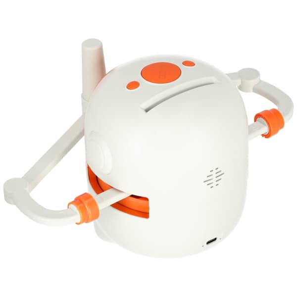 Pedagogisk ritrobot som lär sig skriva orange