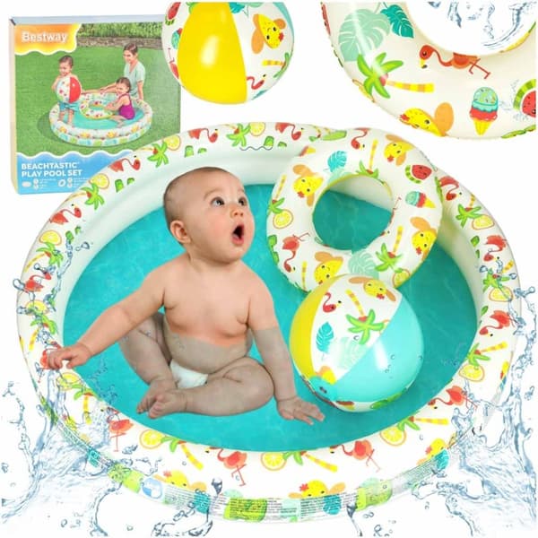 Poolbollcirkel plaskdamm 122 cm
