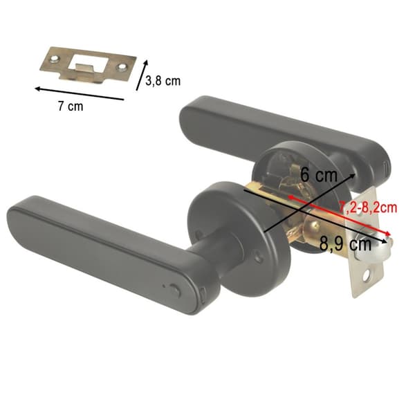 Fingeravtryckskod dörrhandtag bluetooth