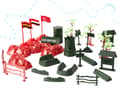 Miniatyrbillede 5 af 11: Soldater militärbasfigurer set 307el.