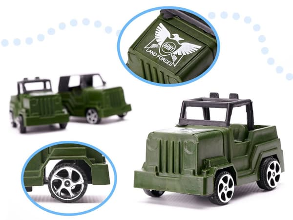 Soldater militärbasfigurer set 307el.