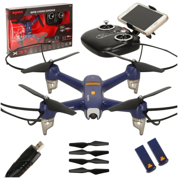 Syma X31 2.4GHz GPS 5G HD fjärrstyrd drönare med fjärrstyrd kamera
