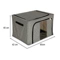 Miniatyrbillede 7 af 8: Garderobsförvaring 100L vit svart