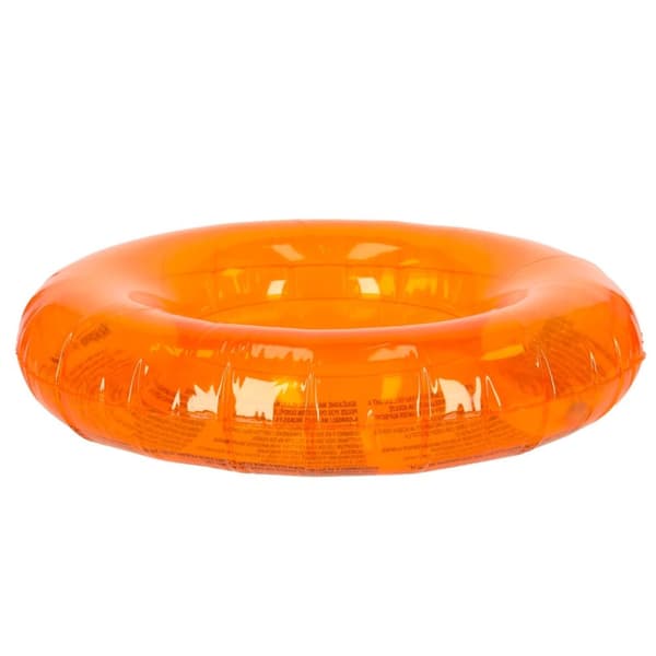 51 cm orange uppblåsbart badhjul