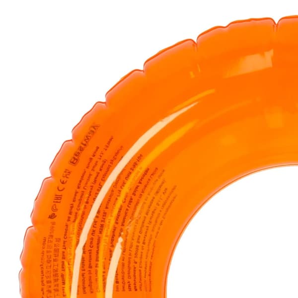 51 cm orange uppblåsbart badhjul