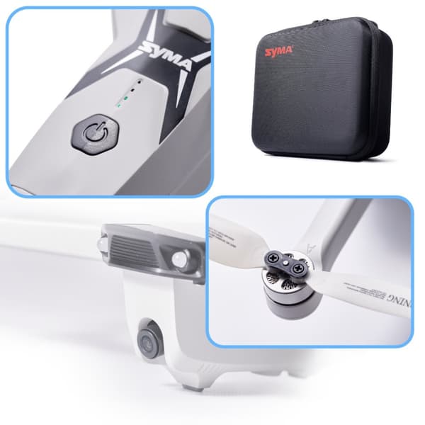 Syma Z6PRO RC-drönare GPS 4K 5G Wifi FPV 2.4GHz