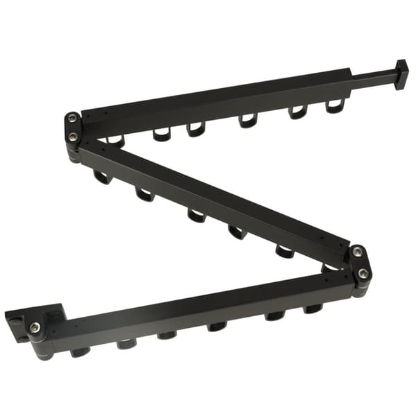 Teleskopisk förlängningsvägghängare 114 cm svart