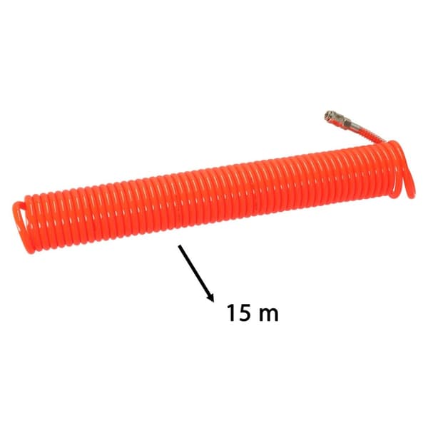 Kompressor spiralluftslang 12mm 15m