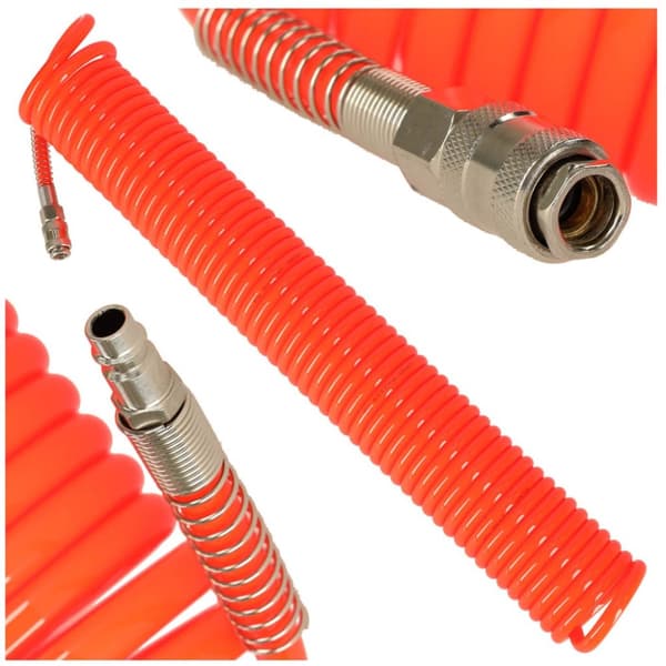 Kompressor spiralluftslang 12mm 15m