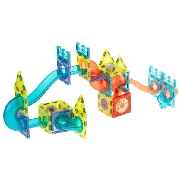 Lysande magnetisk marmorbollsbana 75el