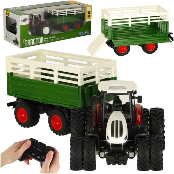 RC-jordbrukstraktor med släpvagn 2.4G
