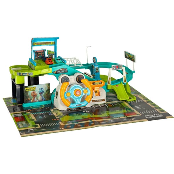 Bilbana parkeringsgarage dinosaurie 4 bilar