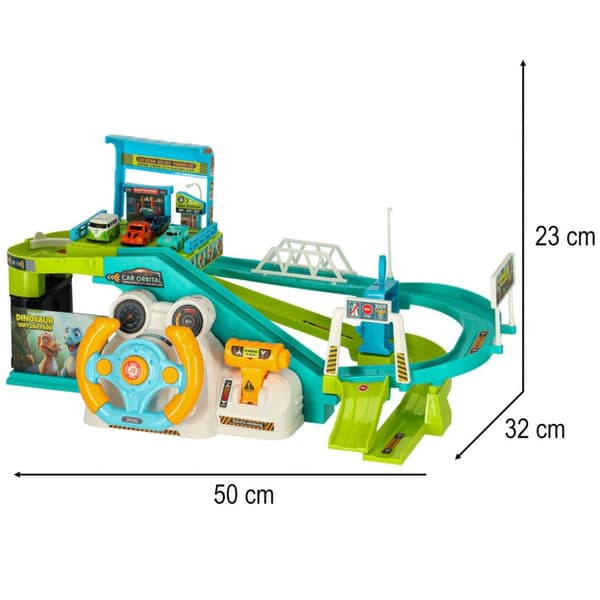 Bilbana parkeringsgarage dinosaurie 4 bilar