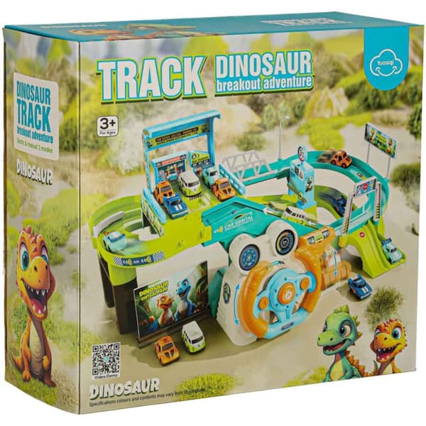Bilbana parkeringsgarage dinosaurie 4 bilar