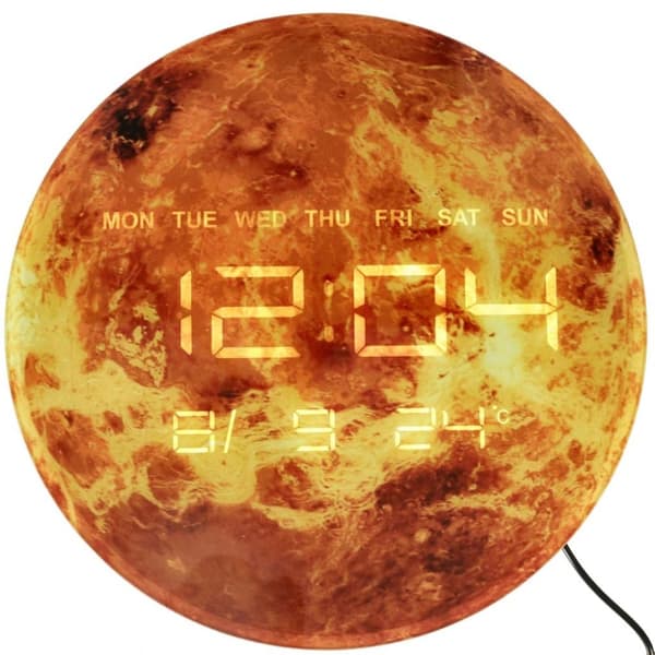 Planet Mars orange 32cm prisklocka