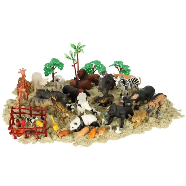 Figurer djurparksdjur set om 59 el.