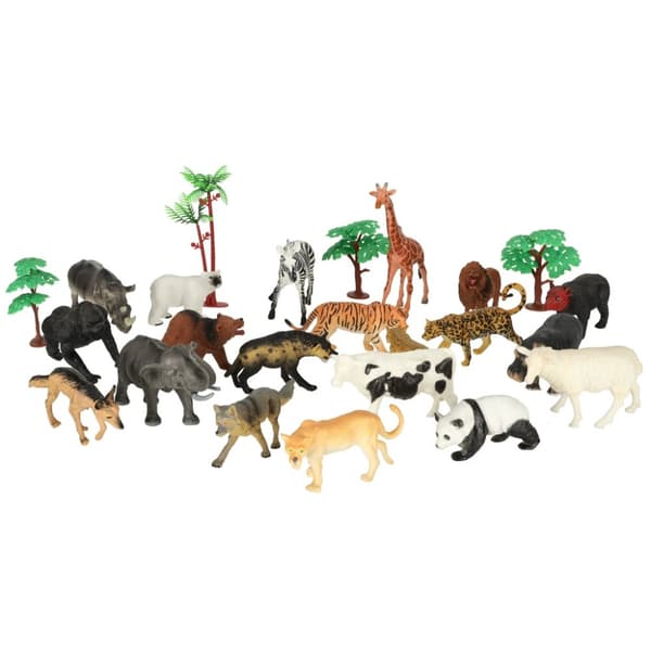 Figurer djurparksdjur set om 59 el.