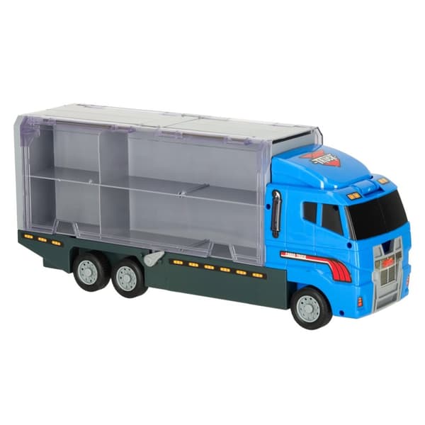 Transportbil TIR-lansering + metallbilar polis