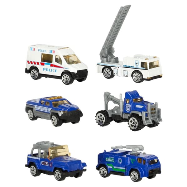 Transportbil TIR-lansering + metallbilar polis