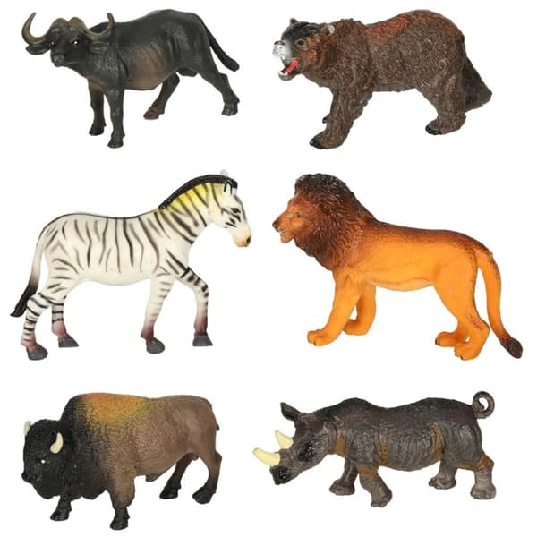 Figurer djurparksdjur set om 31 el.