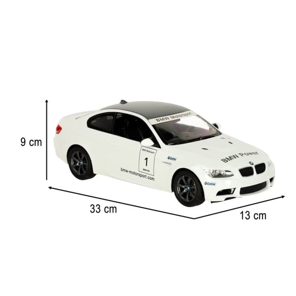 RC-bil 1:14 BMW M3 vit