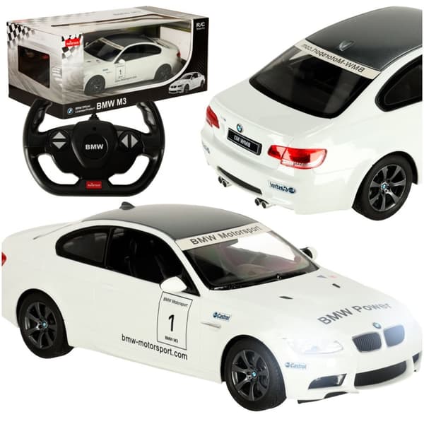 RC-bil 1:14 BMW M3 vit