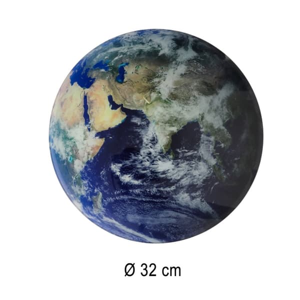 Prisklocka planeten jorden blå 32cm