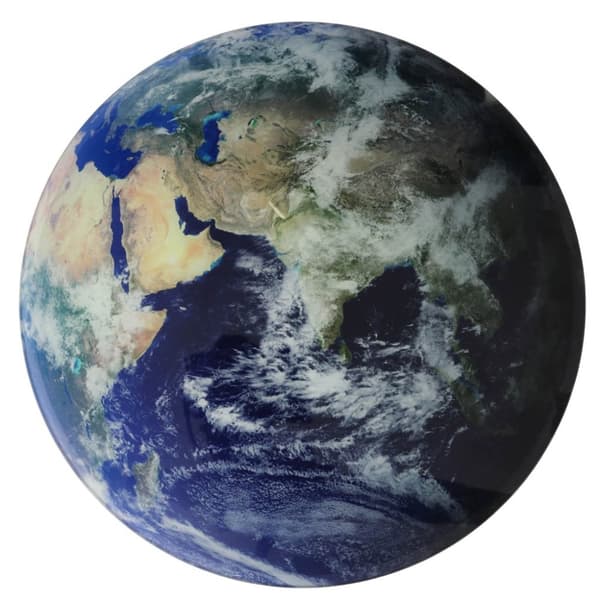 Prisklocka planeten jorden blå 32cm