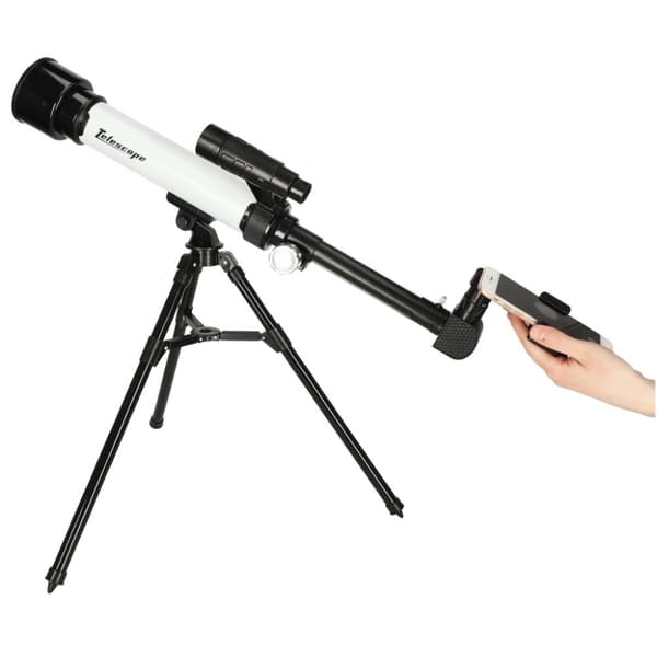 Pedagogiskt astronomiskt teleskop för barn på stativ