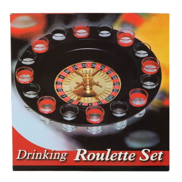 Partyroulette + 16 glas