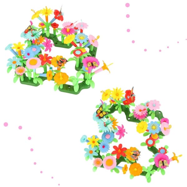 Blommor kreativa block blomsterträdgård 175 element