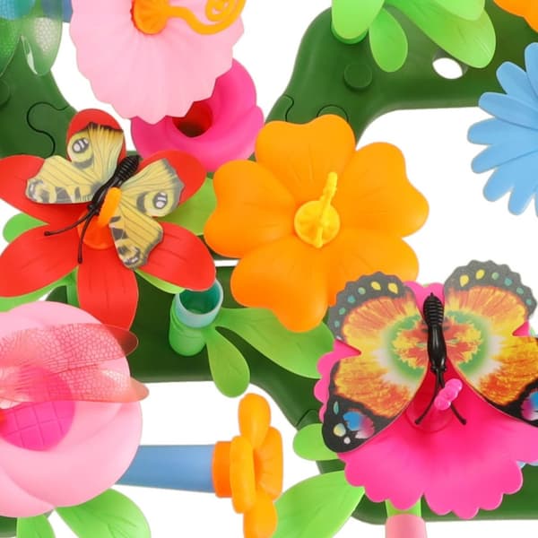 Blommor kreativa block blomsterträdgård 175 element