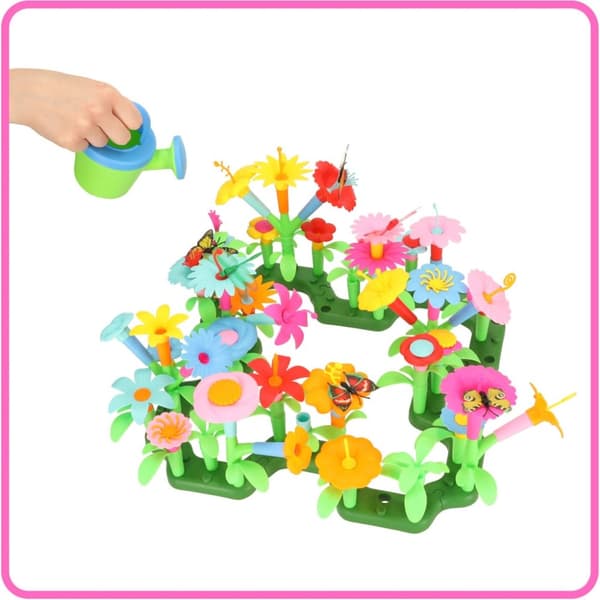 Blommor kreativa block blomsterträdgård 175 element