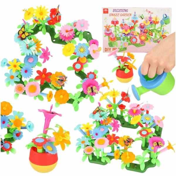 Blommor kreativa block blomsterträdgård 175 element