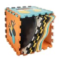 Miniatyrbilde 4 av 11: Skumpusselmatta / lekhage för barn 25 st färgglada djur 114 cm x 114 cm x 1 cm
