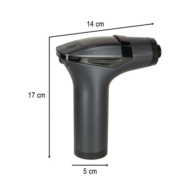 Massagepistol för kroppsmassage med rem