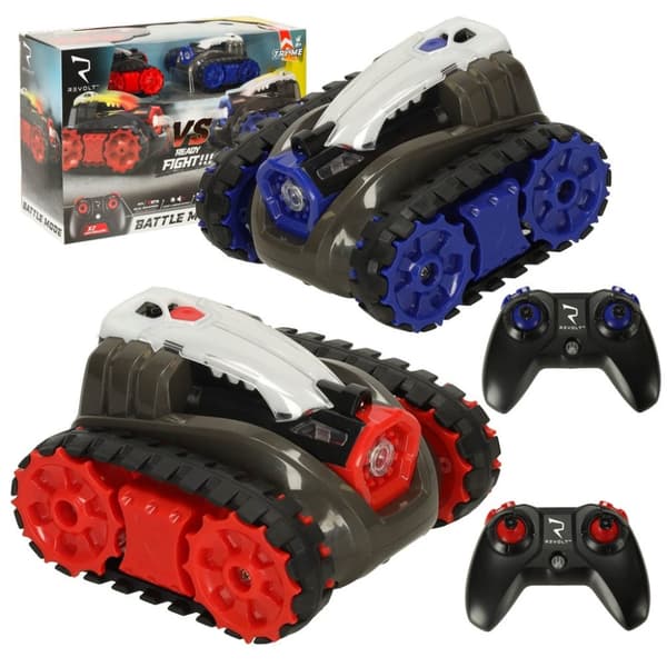 RC Revolt BATTLE fjärrstyrd bil stridsläge ljud- och ljus 2-pack