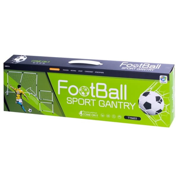 Barnfotbollsmål 2in1 143x110x70cm