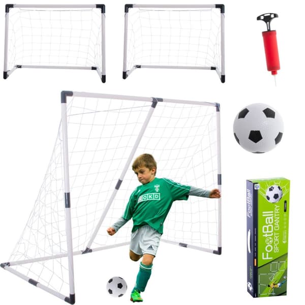 Barnfotbollsmål 2in1 143x110x70cm