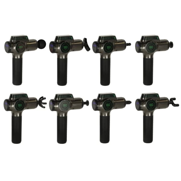 Kroppsmassagepistol ryggmassageapparat 8 handstycken
