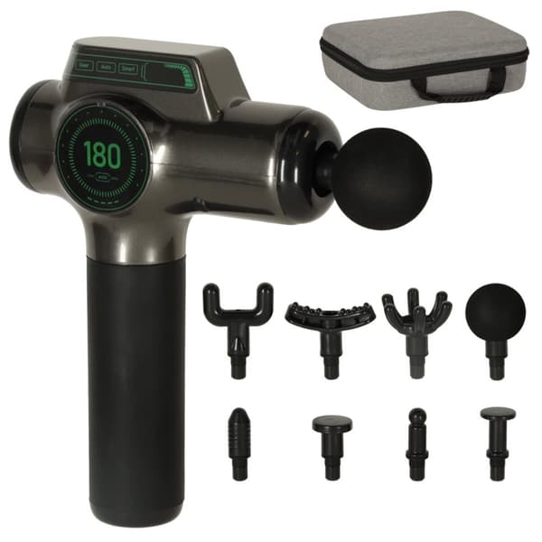 Kroppsmassagepistol ryggmassageapparat 8 handstycken