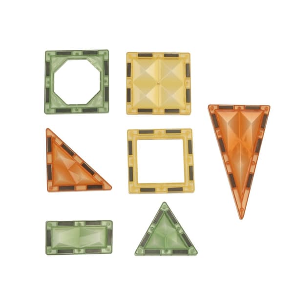 3D-konstruktionsmagnetiska klossar glödande djurpark 90 el.