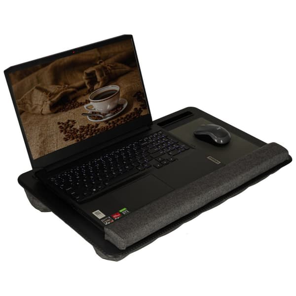 Laptopbord för sängstativ svart