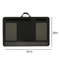 Miniatyrbild 9 av 9: Laptopbord för sängstativ svart