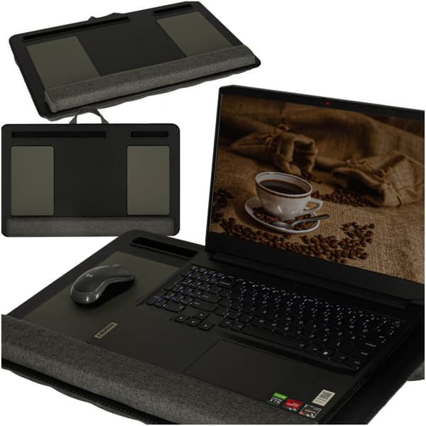 Laptopbord för sängstativ svart