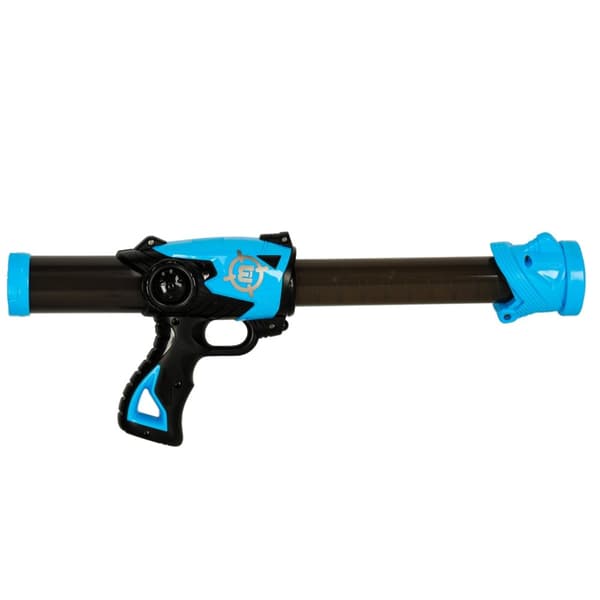 Hungrig robot målskytte arkadspel set pistol + bollar