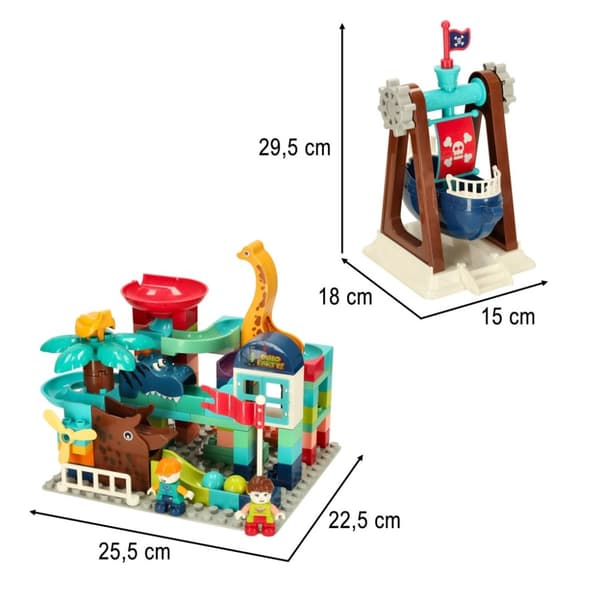 Kreativa block dinosauriepark bollbana 121st