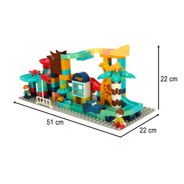 Kreativa block dinosauriepark bollbana 147st