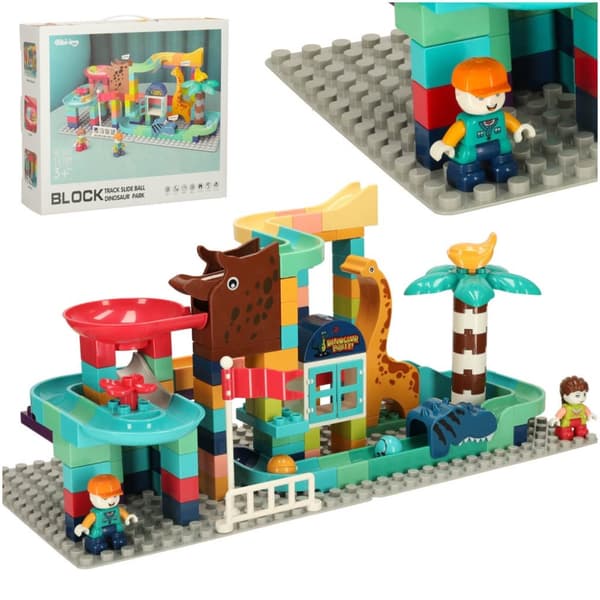 Kreativa block dinosauriepark bollbana 147st