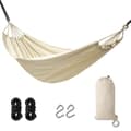 Miniatyrbillede 1 af 9: Trädgårdshängmatta boho 200cm ecru